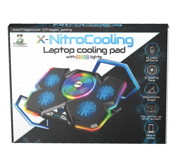 FROGGIEX X-NitroCooling 17" FX-PC-P1-BL - 1189859 - zdjęcie 4
